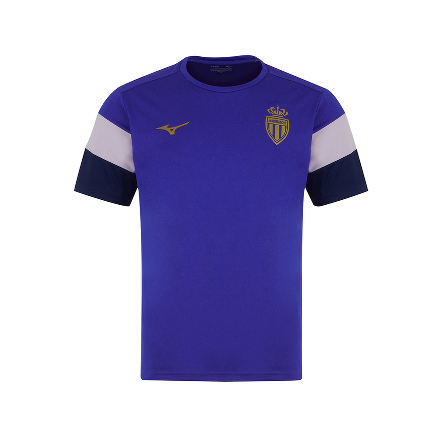 Mizuno Pre Match Jersey AS Monaco Men Spectrum Blue